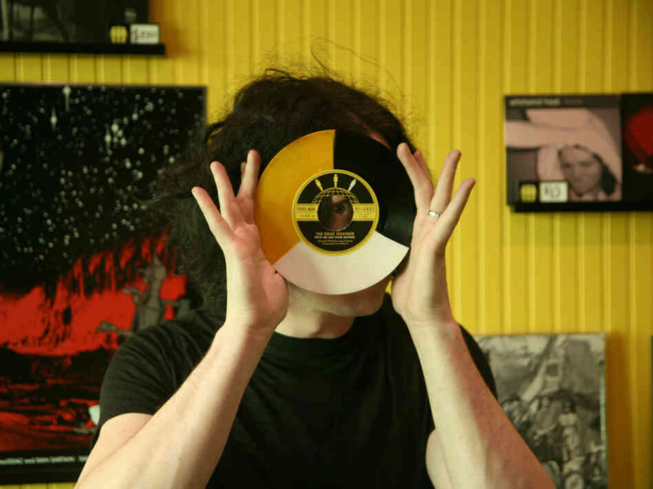 Jack White in the Third Man Records store