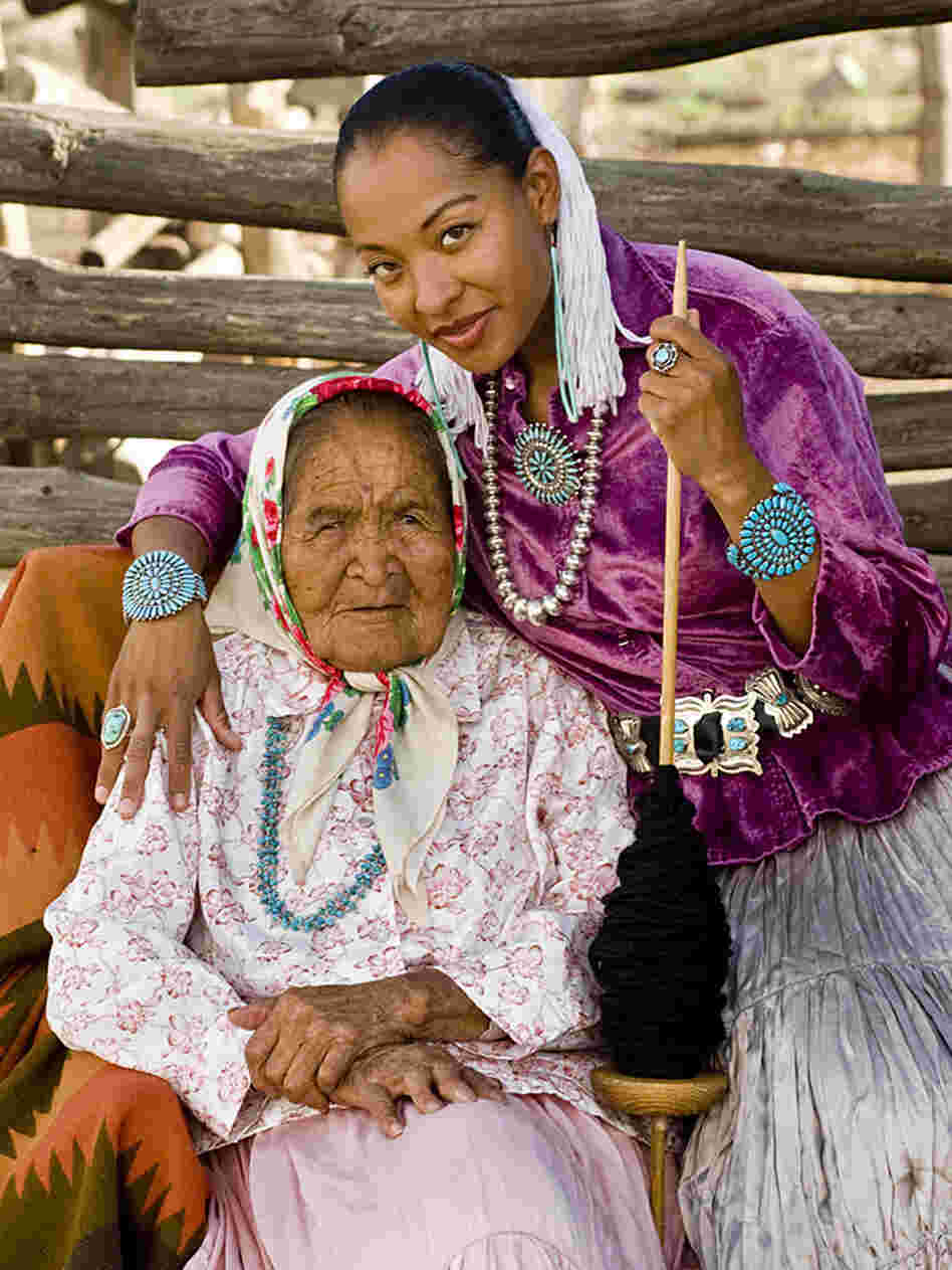 Radmilla Cody and her grandmother