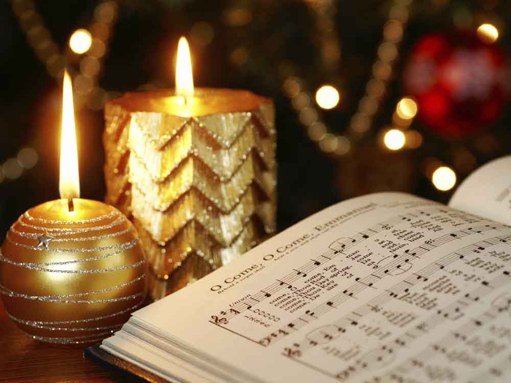 Candles and music