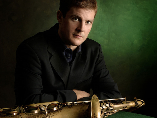 Eric Alexander plays tenor sax in the co-op band One for All.