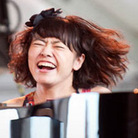 Hiromi performs at Newport Jazz. Hiromi performs at Newport Jazz.