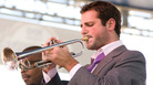 Dominick Farinacci leads a trumpet trio at the Detroit Jazz Festival in a tribute Lee Morgan. Dominick Farinacci leads a trumpet trio at the Detroit Jazz Festival in a tribute Lee Morgan.