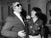 George Shearing with Ellie Geffert; credit: Central Press/Hulton Archive
