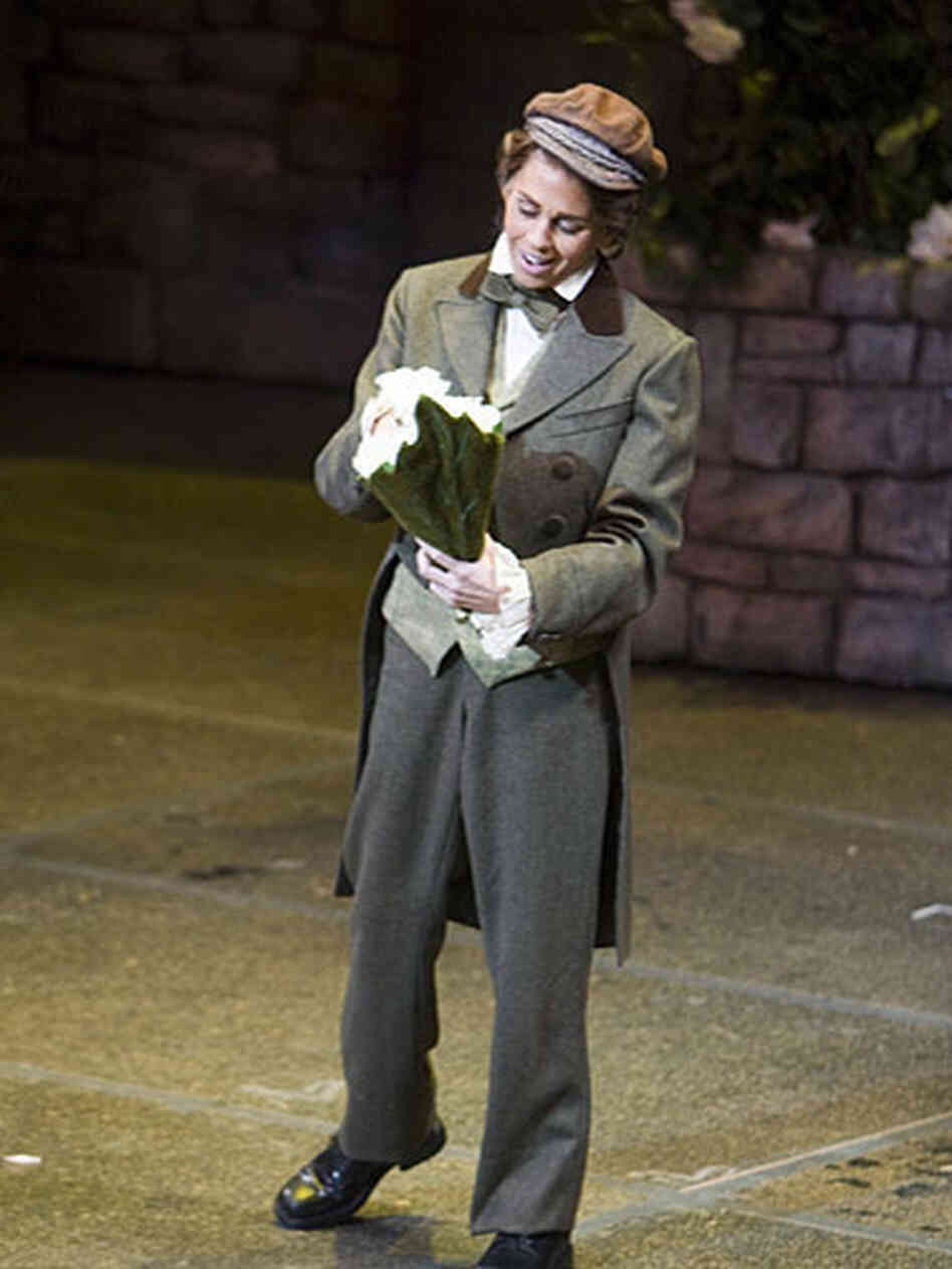 Siebel has flowers for Marguerite. Siebel has flowers for Marguerite.