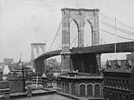 Brooklyn Bridge; credit: Hulton Archive/Getty Images