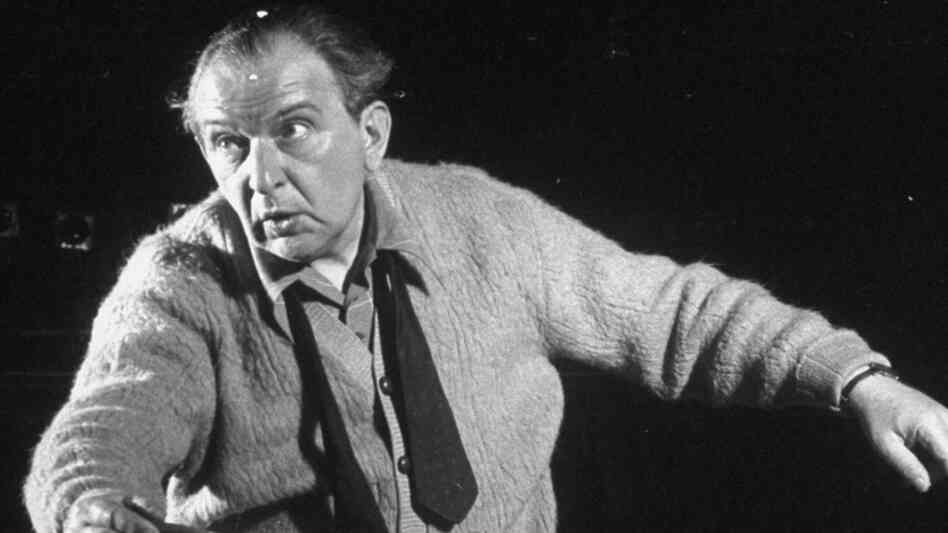Conductor Fritz Reiner at a 1950 rehearsal.