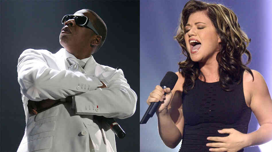 Jay-Z and Kelly Clarkson Jay-Z and Kelly Clarkson