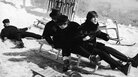 The Beatles on a toboggan in Austria in 1965; credit: Hulton Archive/Getty Images The Beatles on a toboggan in Austria in 1965; credit: Hulton Archive/Getty Images