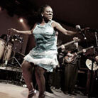 Sharon Jones live in concert; photo by Shantel Mitchell