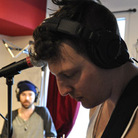 Yeasayer performs at the Cutting Room Studios in New York City. Yeasayer performs at the Cutting Room Studios in New York City.