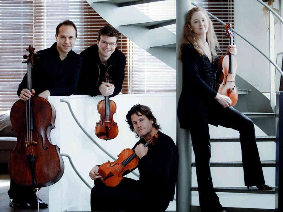 The St Lawrence String Quartet contrasts music by Ravel and Adams at the WGBH studio.