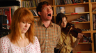 Los Campesinos! performing a Tiny Desk Concert at the NPR Music offices. Los Campesinos! performing a Tiny Desk Concert at the NPR Music offices.