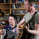Lost In The Trees perform a Tiny Desk Concert at the NPR Music offices. Lost In The Trees perform a Tiny Desk Concert at the NPR Music offices.