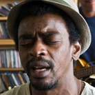 Seu Jorge performs a Tiny Desk Concert at the NPR Music offices.