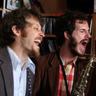 David Wax Museum performs a Tiny Desk Concert at the NPR Music offices. David Wax Museum performs a Tiny Desk Concert at the NPR Music offices.