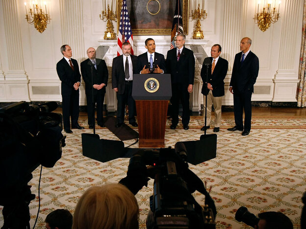 Health executives meet with President Obama on May 11
