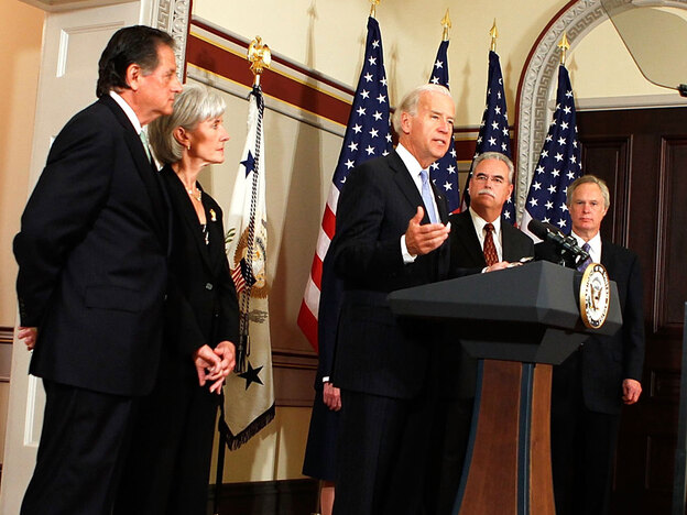 Health industry executives with Vice President Biden on July 8