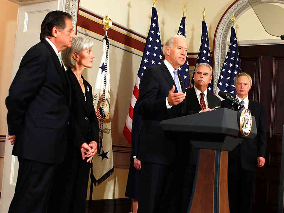 Health industry executives with Vice President Biden on July 8