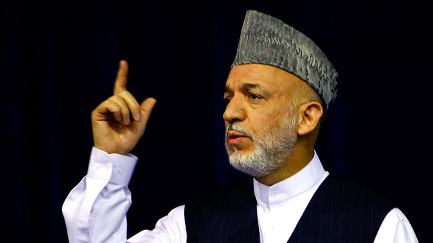 President Hamid Karzai is under pressure