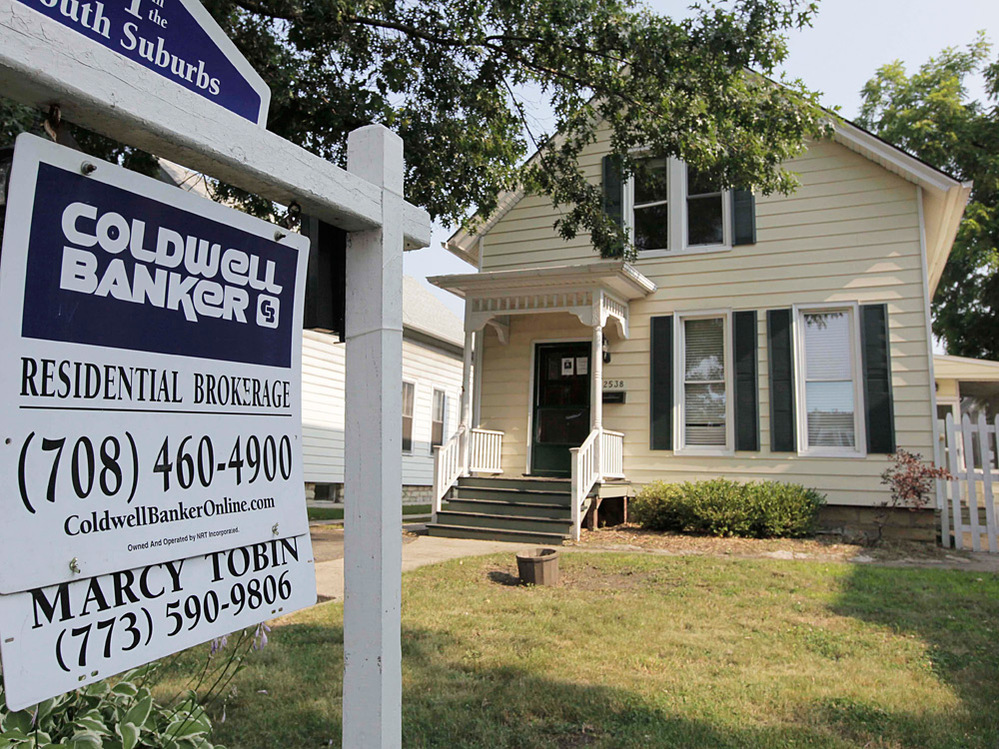 A house for sale in Blue Island, Ill.