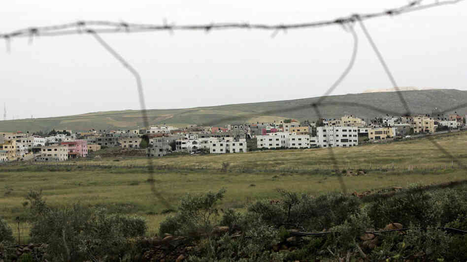Wide: The village of Ghajar is divided into Israeli and Lebanese sectors.
