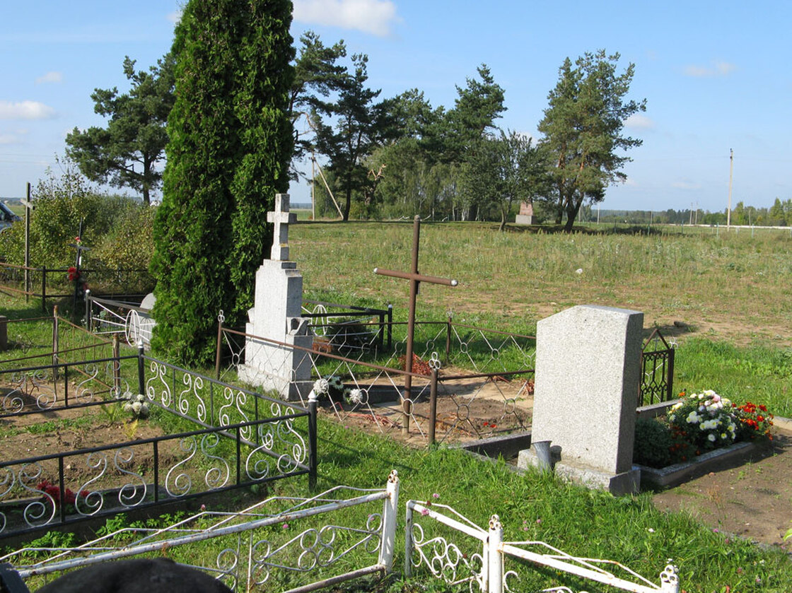 The site in Eisiskes, Lithuania, where women and children were killed by the Einsatzgruppen.