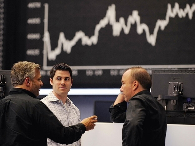 Stock traders in Germany