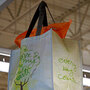 A reusable bag at the Whole Foods in Boston.