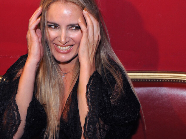 Patrizia D'Addario, a 42-year-old call girl who claims to have slept with Berlusconi