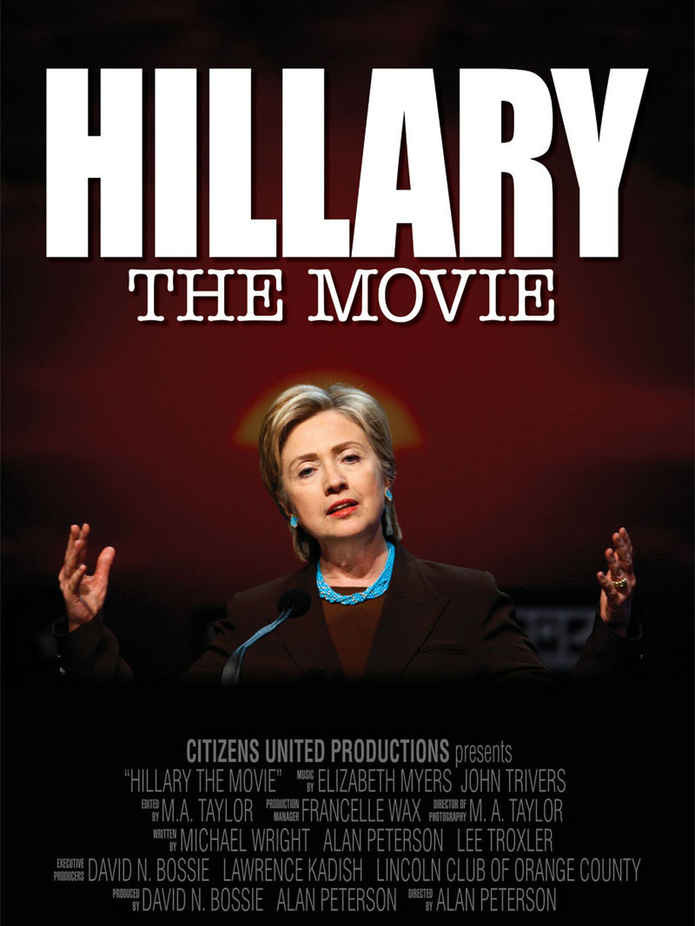 A poster for Hillary: The Movie