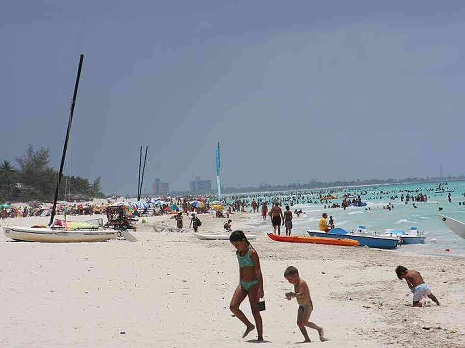 A beach resort at Varadero, Cuba