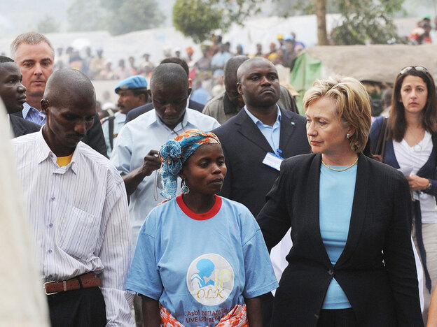 Hillary Clinton in Congo