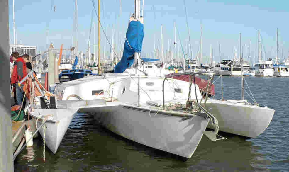 Tim Anderson's yacht in San Francisco Bay