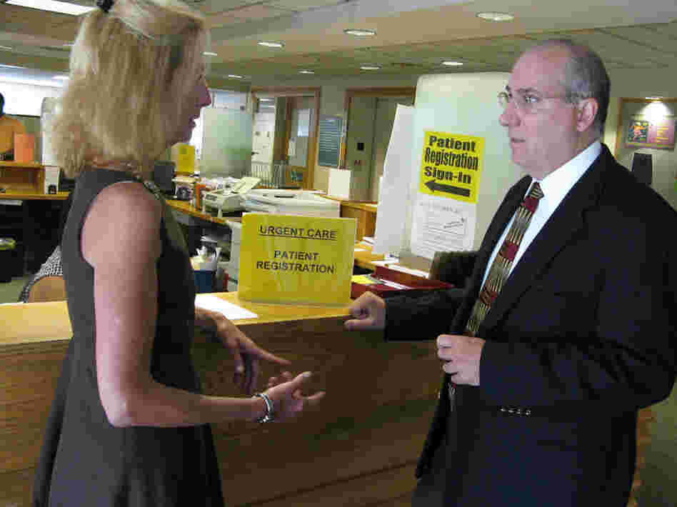 Nurse Jan Smith and Dr. Steve Tringale