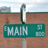 East Main Street in Chattanooga. James Burns/Mapping Main Street