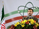 Iranian President Mahmoud Ahmadinejad delivers a speech at Natanz in 2007. Iranian President Mahmoud Ahmadinejad delivers a speech at Natanz in 2007.