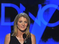 Daughter of the late President John F. Kennedy and Jackie Kennedy, Caroline Kennedy Schlossberg addressed the Democratic National Convention in August 2008.