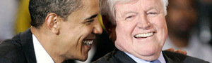 Sen. Barack Obama with Sen. Ted Kennedy (promo) Sen. Barack Obama with Sen. Ted Kennedy (promo)