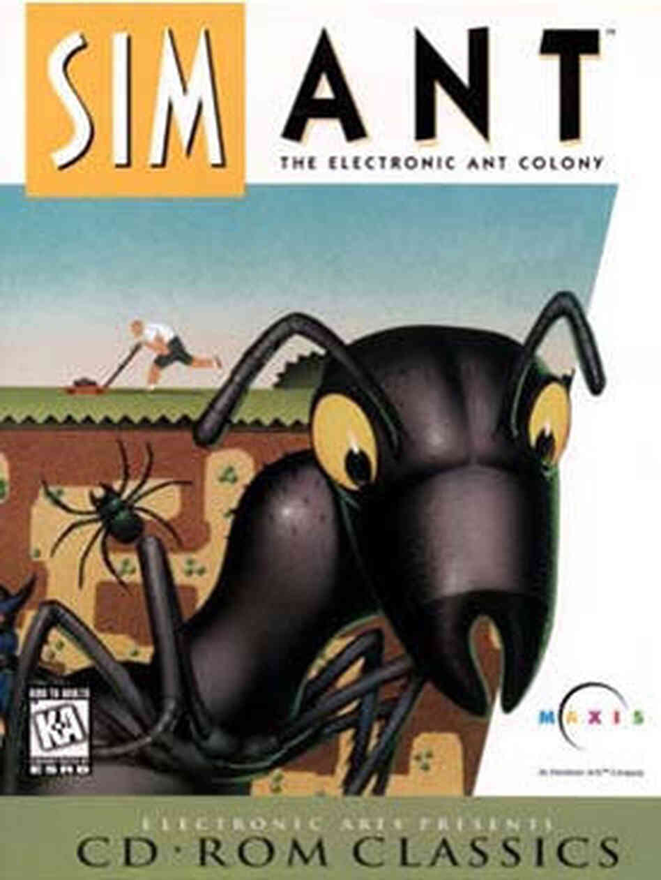 Will Wright's SimAnt game uses complex rules of society-building and community space. Will Wright's SimAnt game uses complex rules of society-building and community space.
