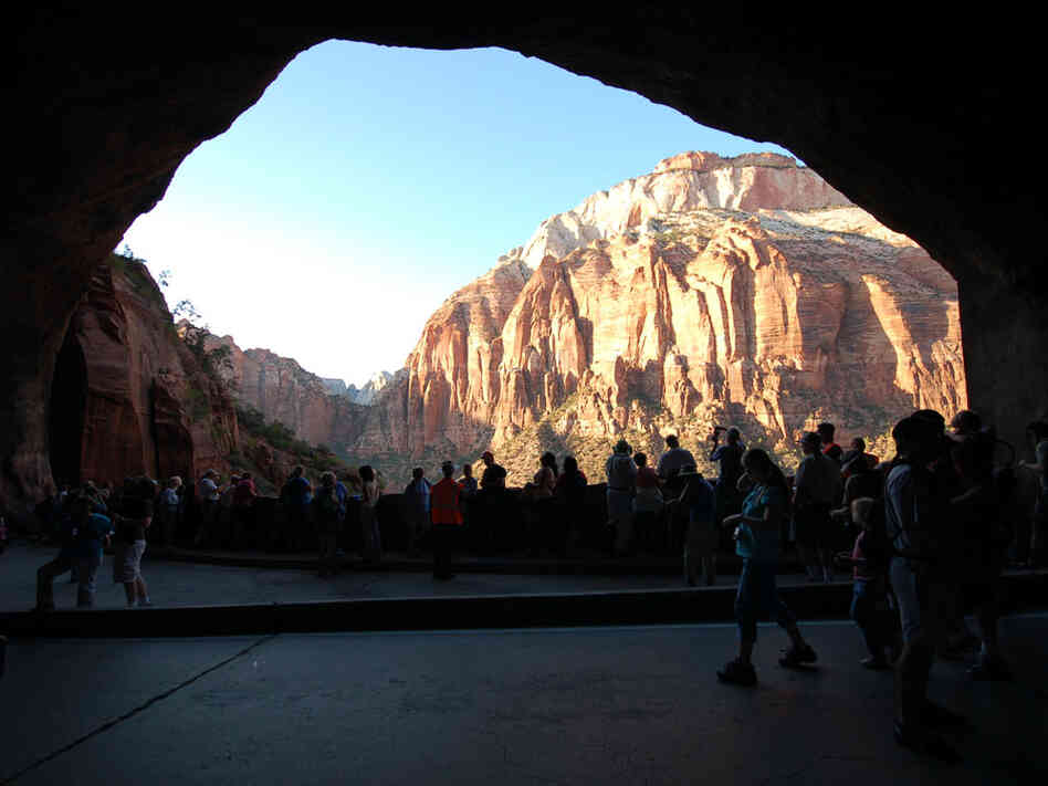 Window in Zion Tunnel