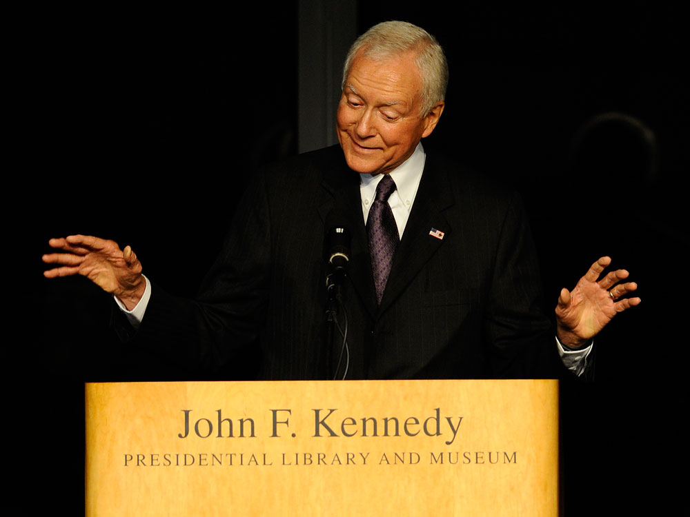 Utah Sen. Orrin Hatch recalled his long friendship with the late Massachusetts Sen. Edward Kennedy during a memorial service held Friday evening in Boston.