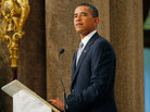 President Obama delivers the main eulogy for Sen. Edward Kennedy. President Obama delivers the main eulogy for Sen. Edward Kennedy.