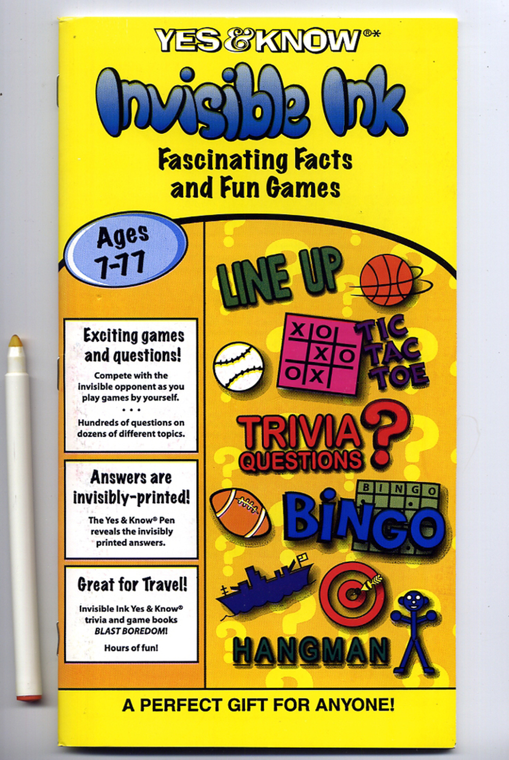 A 'Yes & Know' book. Courtesy Paul Collins