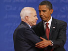 The economic crisis solidified Barack Obama's lead over Sen. John McCain in the presidential race. The economic crisis solidified Barack Obama's lead over Sen. John McCain in the presidential race.