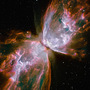 'Butterfly' nebula taken with Hubble's updated imaging. 'Butterfly' nebula taken with Hubble's updated imaging.