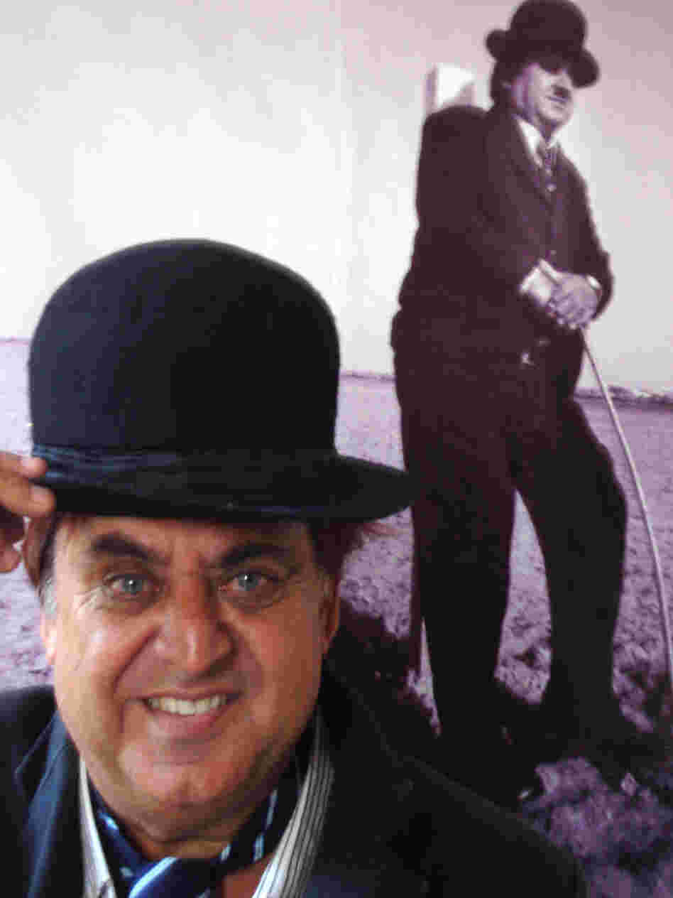 Ashok Aswani, ayurvedic practitioner and Chaplin fan and mimic Ashok Aswani, ayurvedic practitioner and Chaplin fan and mimic