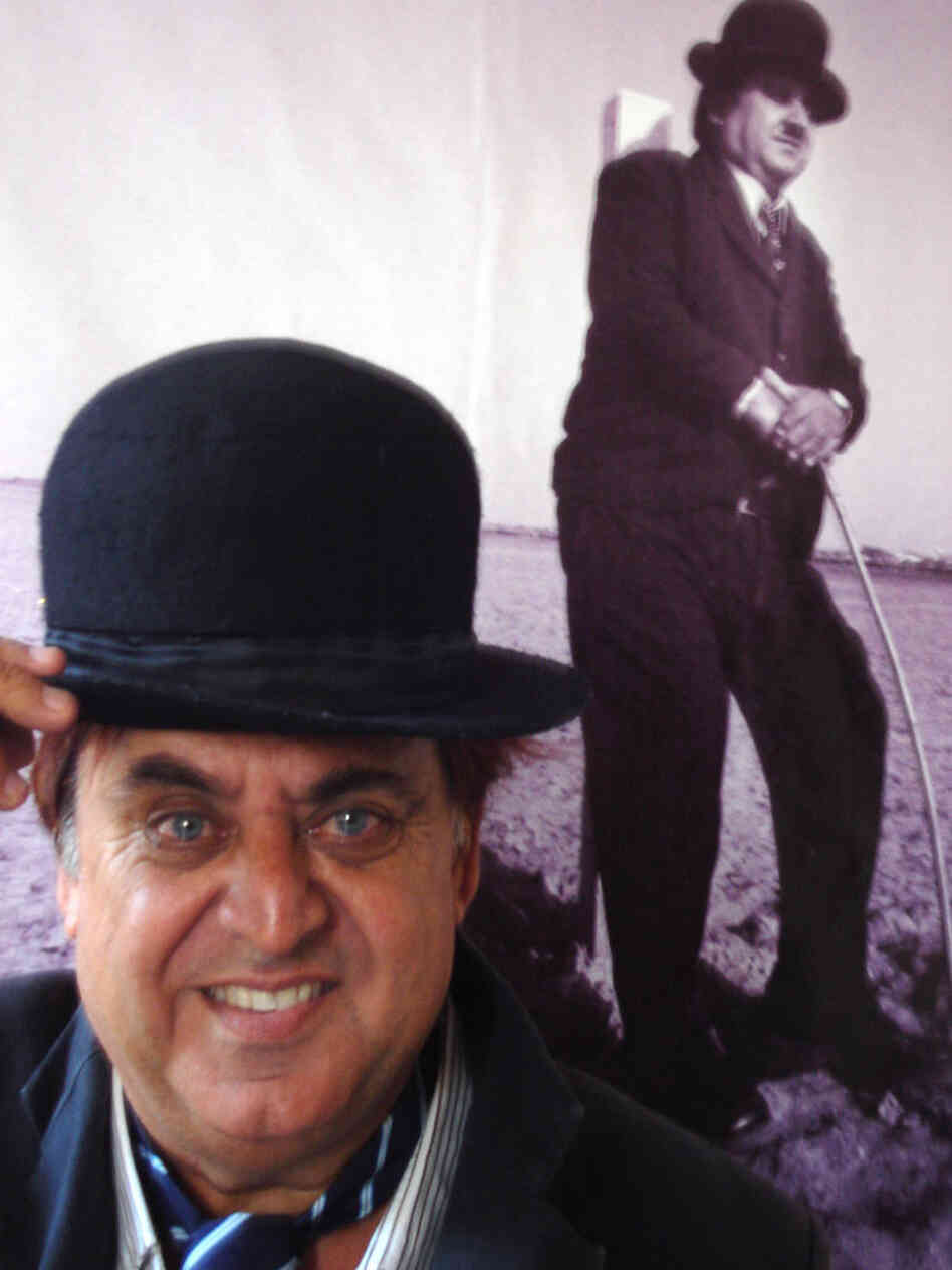 Ashok Aswani, ayurvedic practitioner and Chaplin fan and mimic Ashok Aswani, ayurvedic practitioner and Chaplin fan and mimic