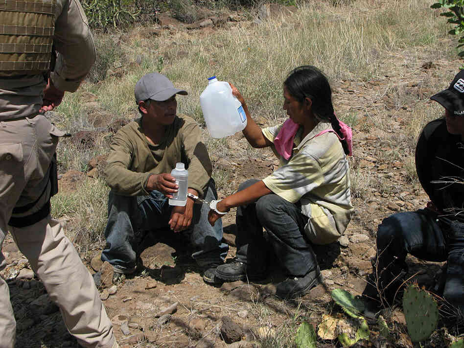 U.S. Border Patrol Search, Trauma and Rescue teams capture border crossers.