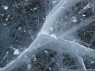 Cracks in ice. Cracks in ice.