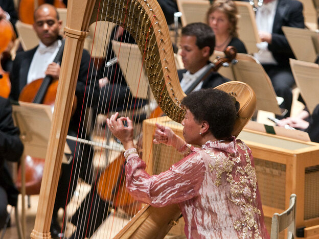 Harpist Ann Hobson Pilot